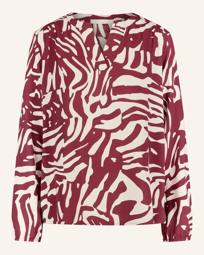 Betty Barclay Schlupfbluse Mit Print rot Rot
