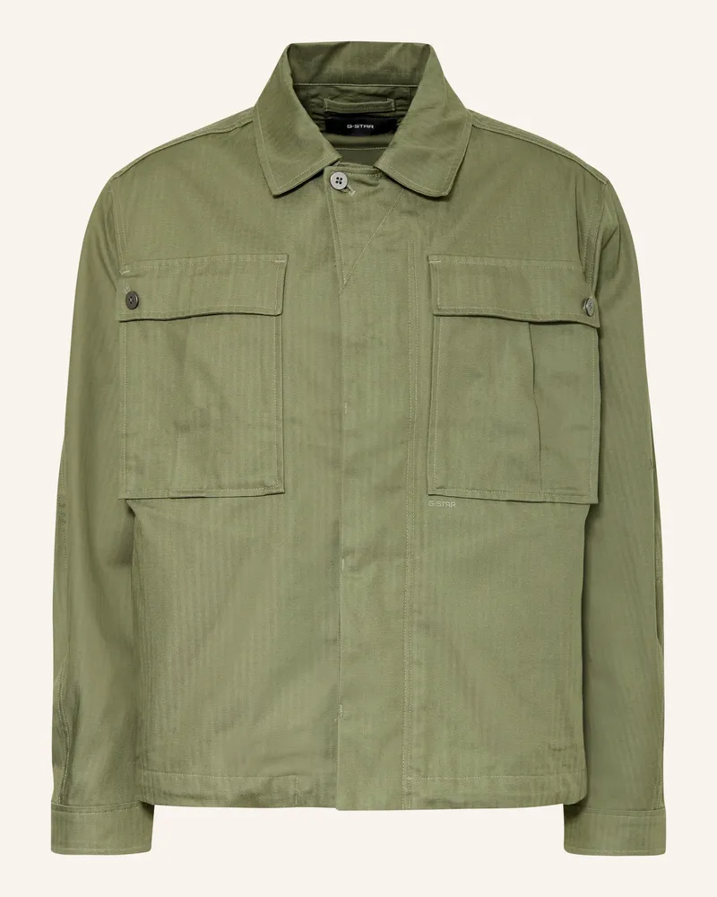 G-STAR RAW Overjacket Battle Dress Short gruen Grün