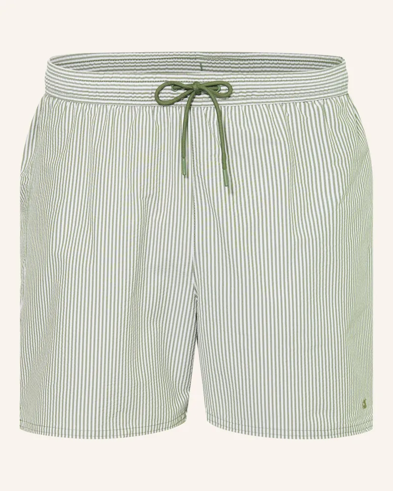 Calvin Klein Badeshorts gruen Oliv