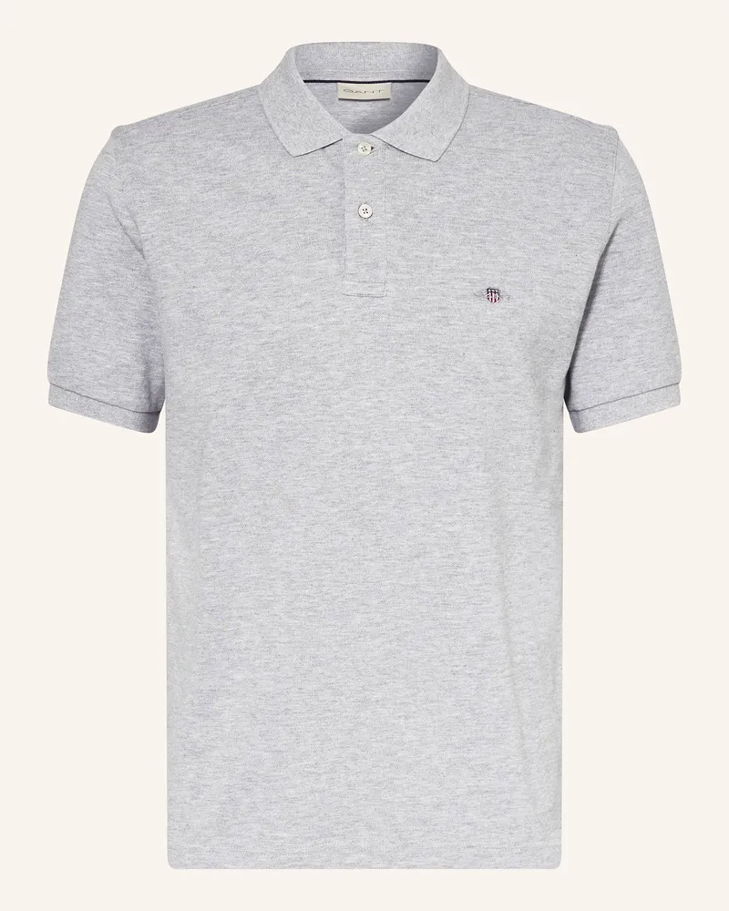 Gant Piqué-Poloshirt Grau