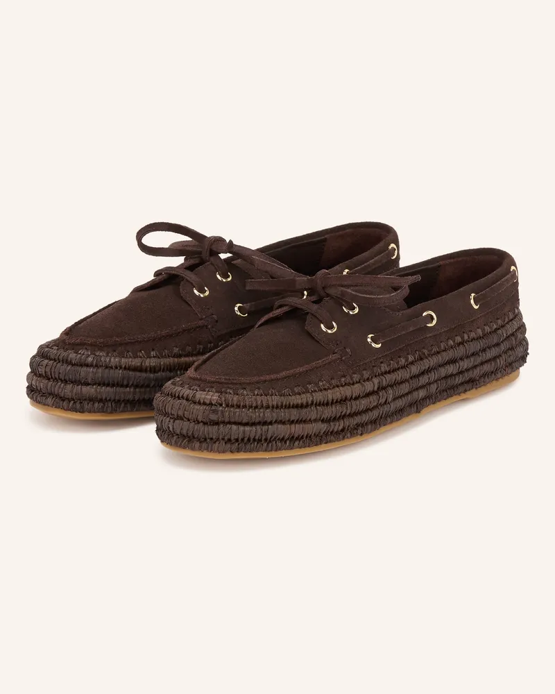 Paloma Barceló Bootsschuhe Penelope braun Dunkelbraun