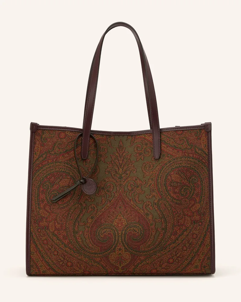 Etro Shopper braun Oliv