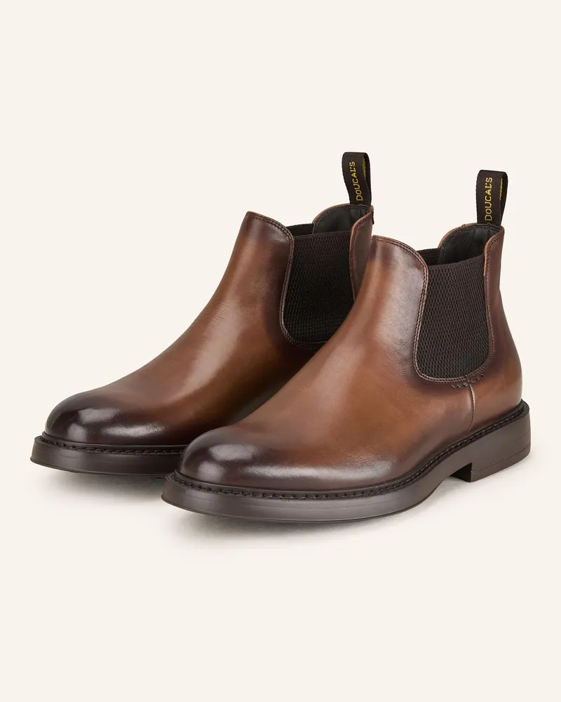 Doucal´s Chelsea-Boots Beatles braun Dunkelbraun