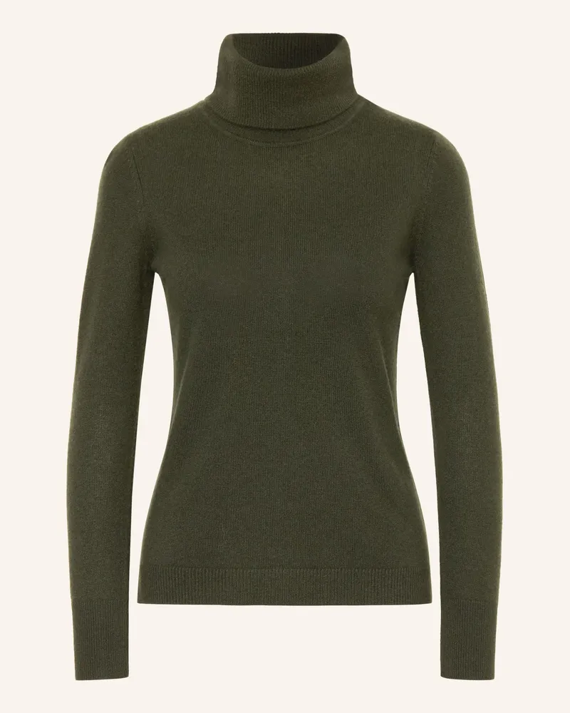 Darling Harbour Rollkragenpullover Aus Cashmere gruen Forest