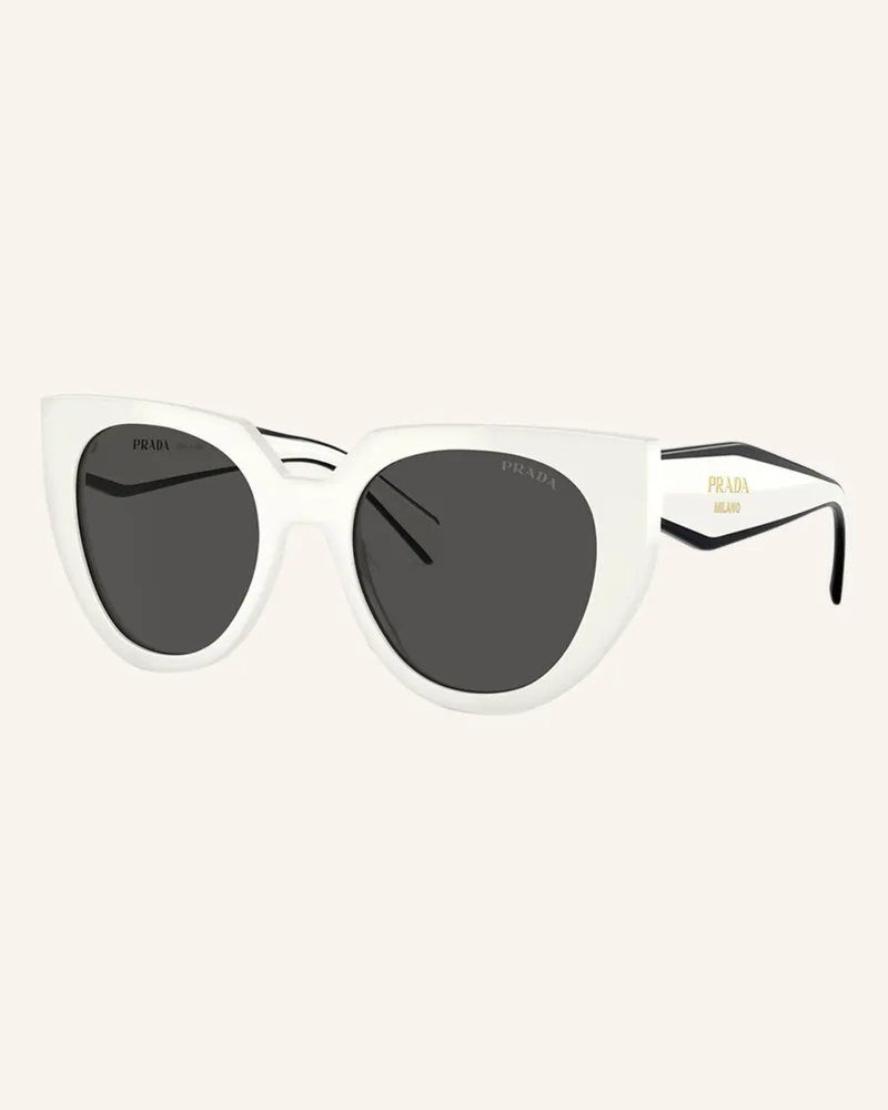 Prada Sonnenbrille pr14ws weiss 1425s0