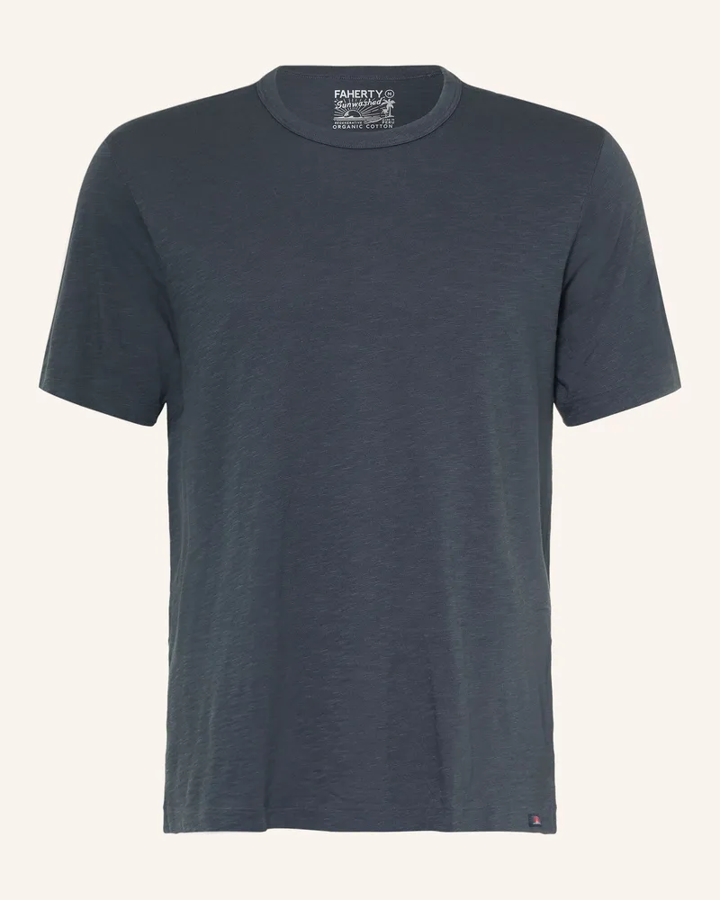 Faherty T-Shirt blau Dunkelblau