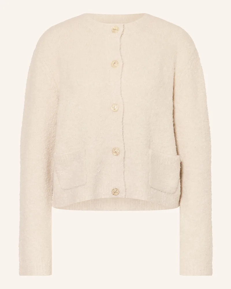 Cartoon Strickjacke Creme