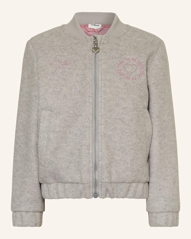 S.Oliver Blouson Hellgrau