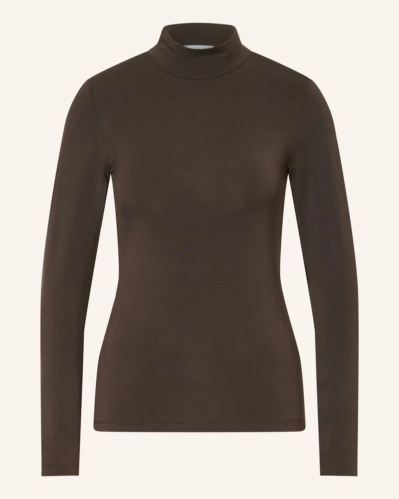 Darling Harbour Rollkragenshirt Chocolate