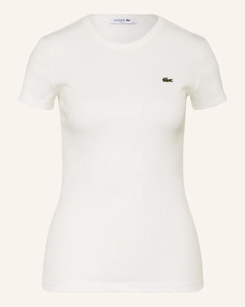 Lacoste T-Shirt weiss Ecru