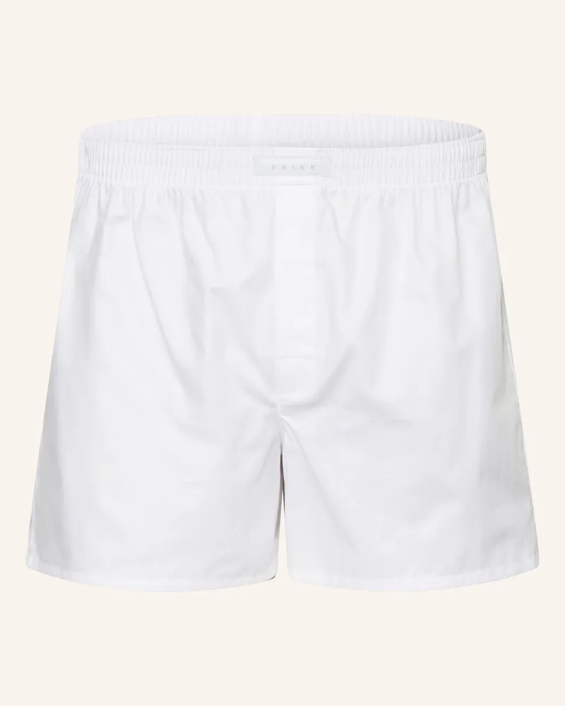 Falke Web-Boxershorts Daily Woven weiss Weiss