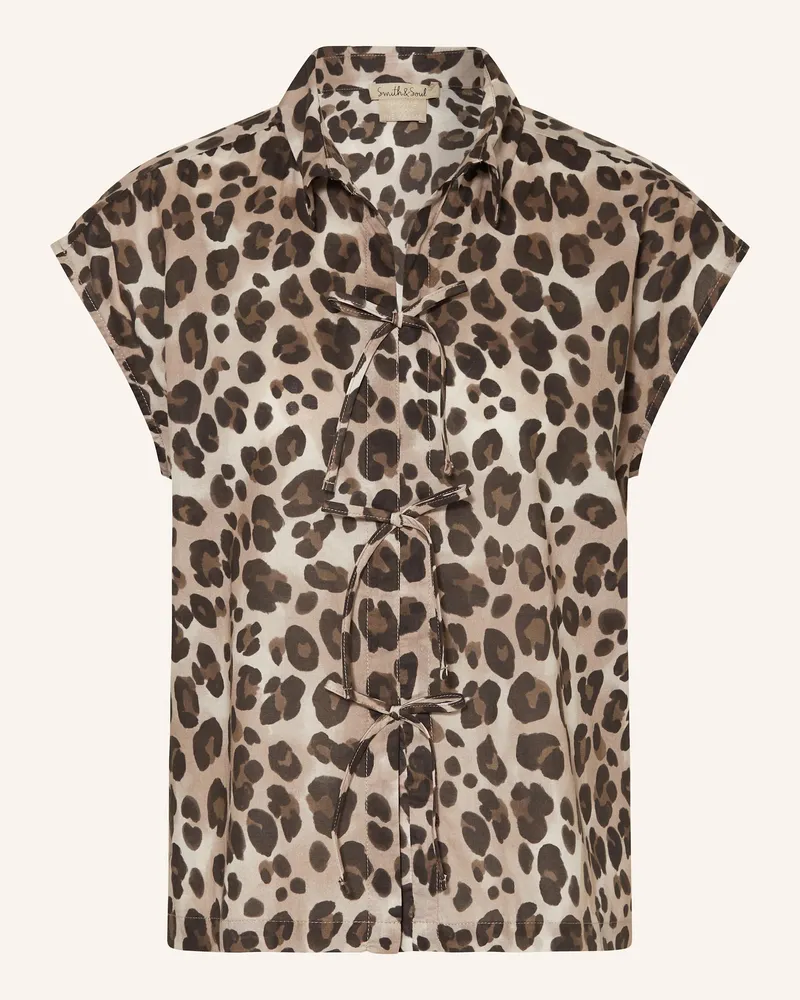 Smith & Soul Bluse Hellbraun