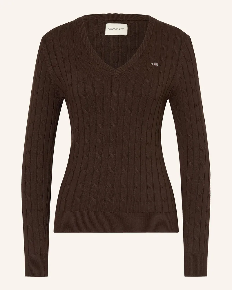 Gant Pullover Dunkelbraun