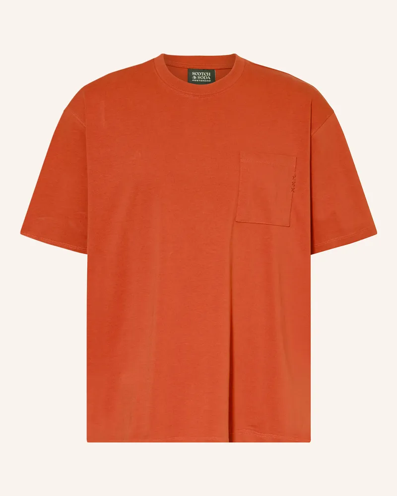 Scotch&Soda T-Shirt Loose Fit Rot