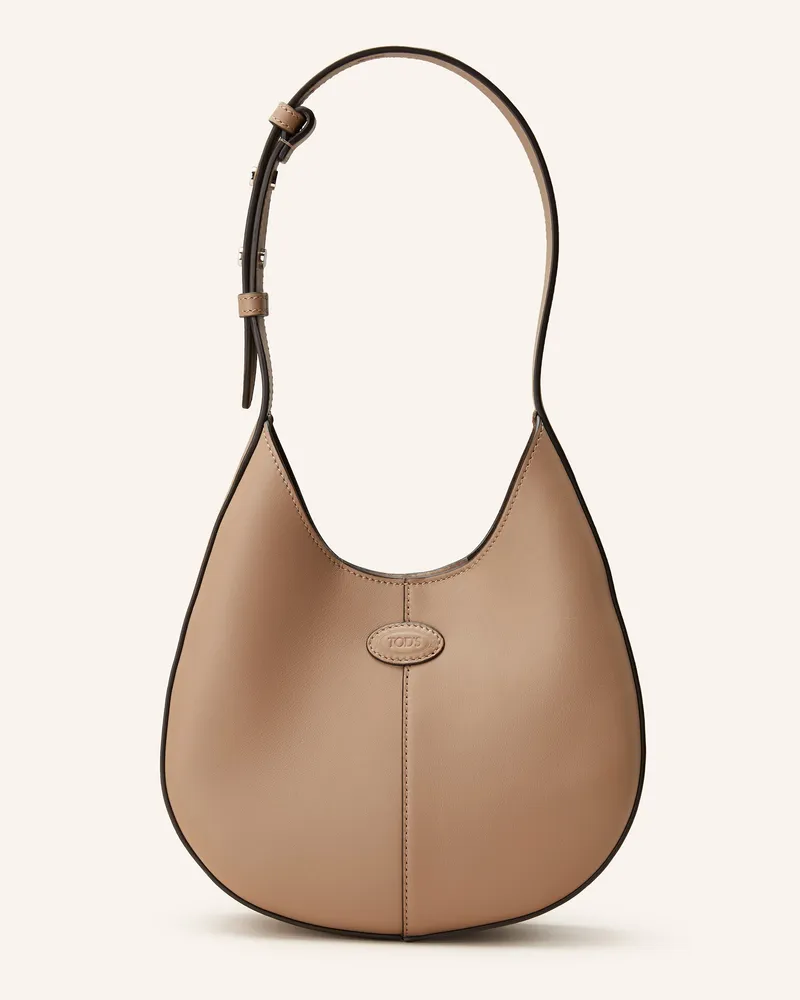 TOD'S Hobo-Bag MINI mit Pouch Taupe