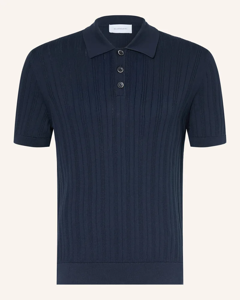 Baldessarini Strick-Poloshirt Dunkelblau