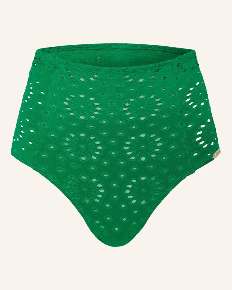 watercult High-Waist-Bikini-Hose Riviera Notes gruen Grün