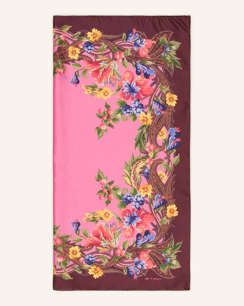 Etro Seidentuch pink Altrosa