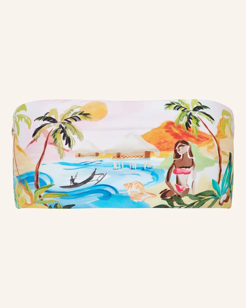 Seafolly Australia Bandeau-Bikini-Top SOUTH PACIFIC Hellrosa