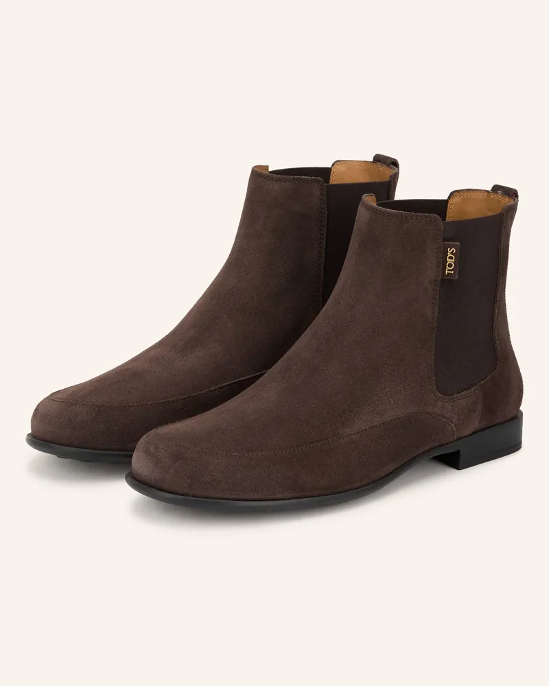 TOD'S Chelsea-Boots braun Dunkelbraun
