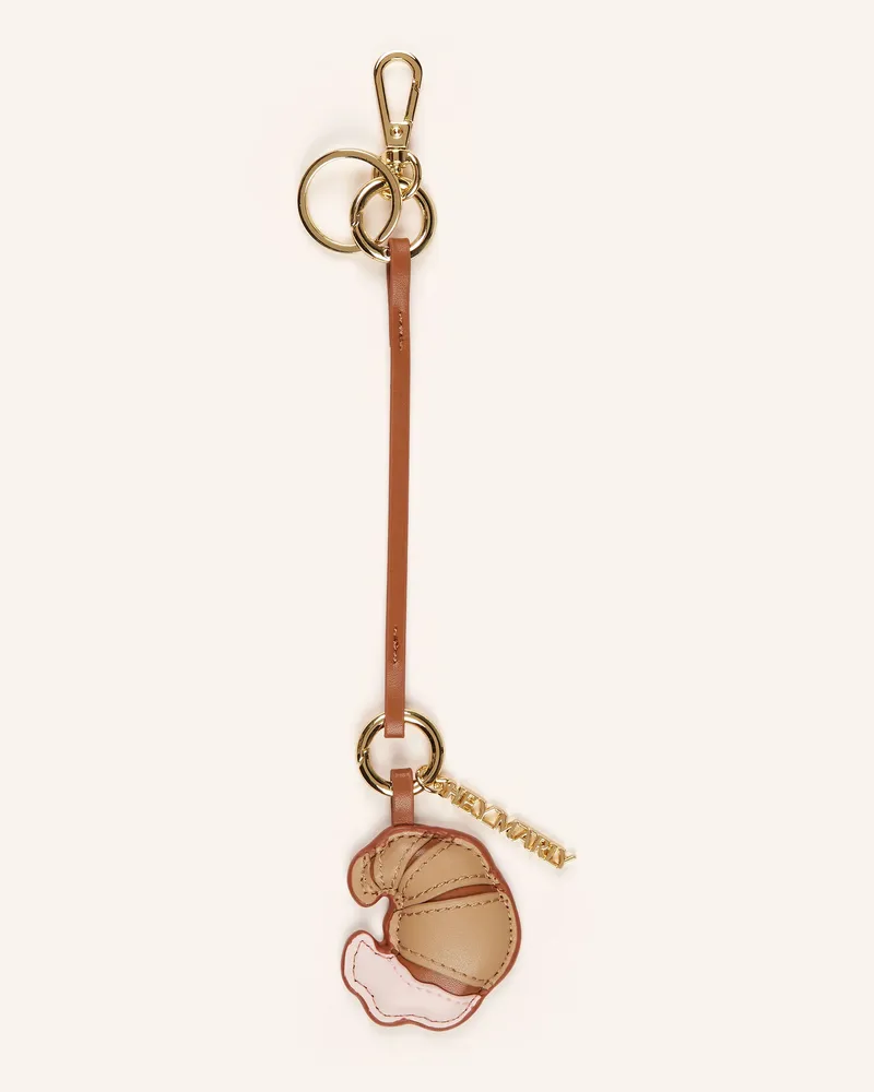 Hey Marly Taschenanhänger CROISSANT Beige