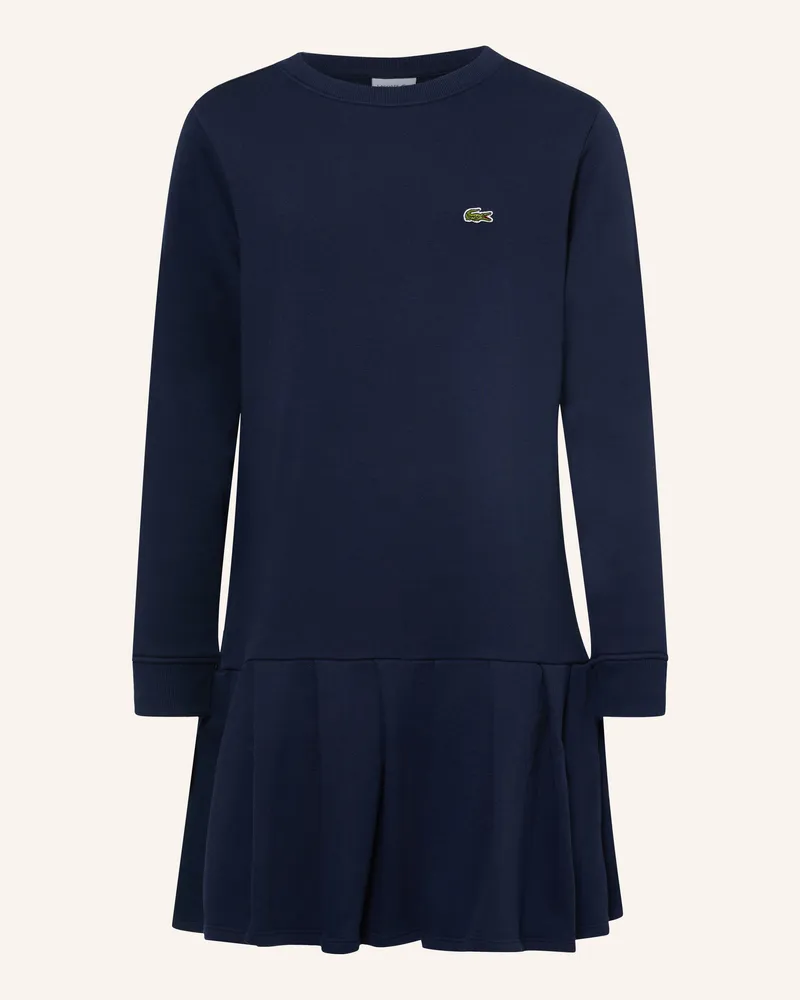 Lacoste Sweatkleid blau Dunkelblau