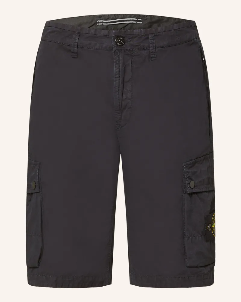 Stone Island Cargoshorts Slim Fit Dunkelblau