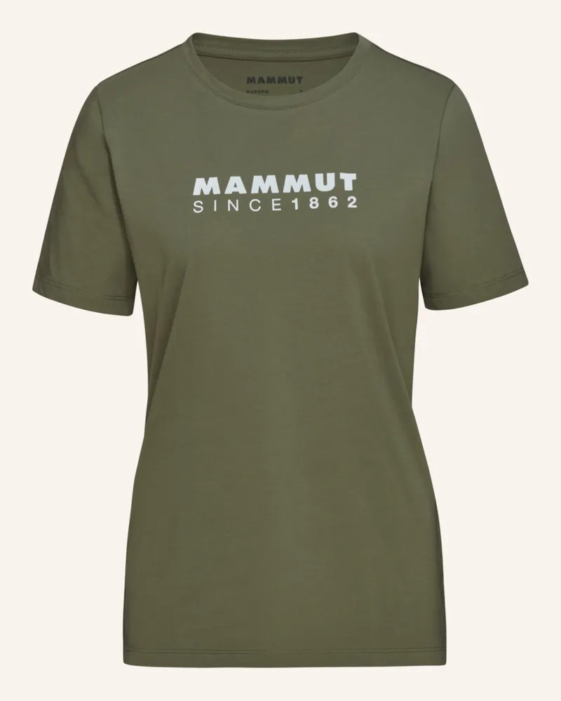 Mammut T-Shirt Core Logo gruen Grün