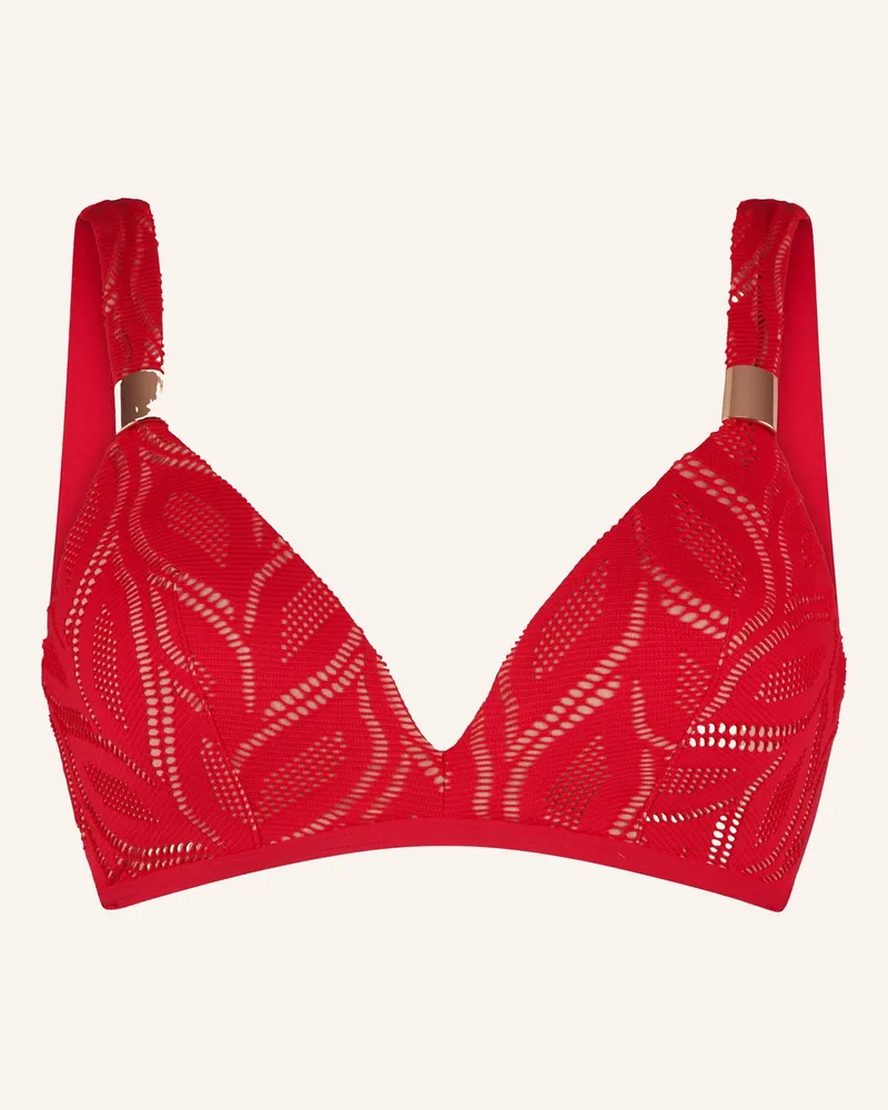 LingaDore Triangel Bikini Top rot Rot