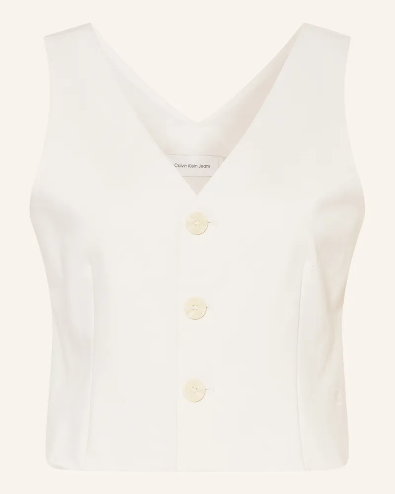 Calvin Klein Blazerweste Creme