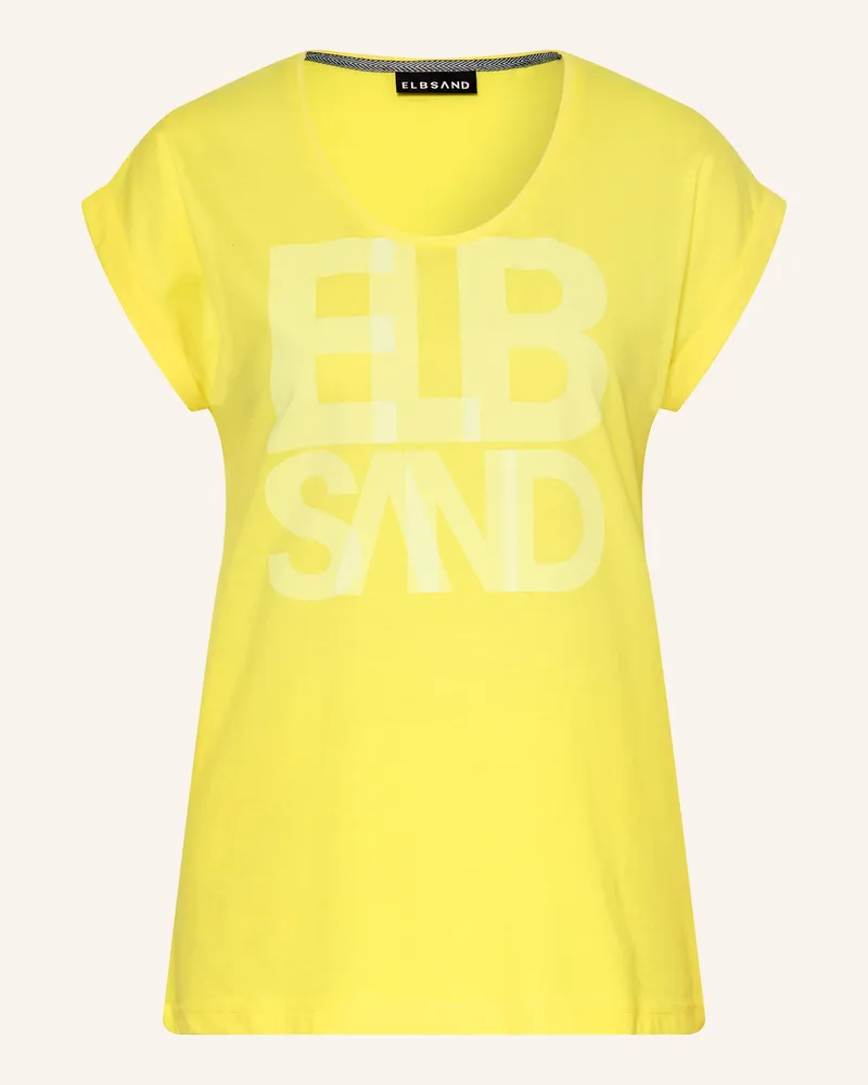 ELBSAND T-Shirt Eldis gelb Gelb
