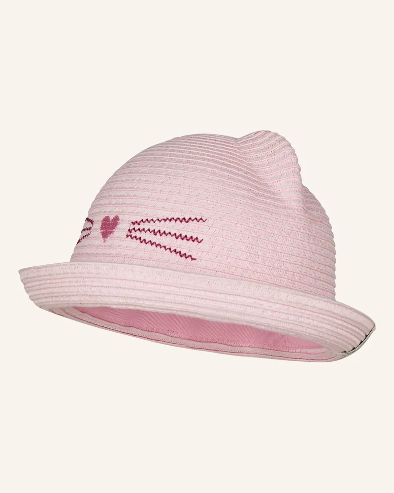 Sterntaler Strohhut Katze pink Rosa