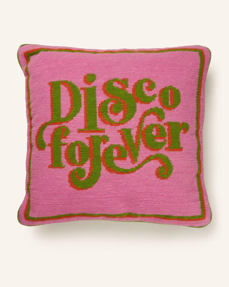 Jonathan Adler Dekokissen DISCO FOREVER Rosa