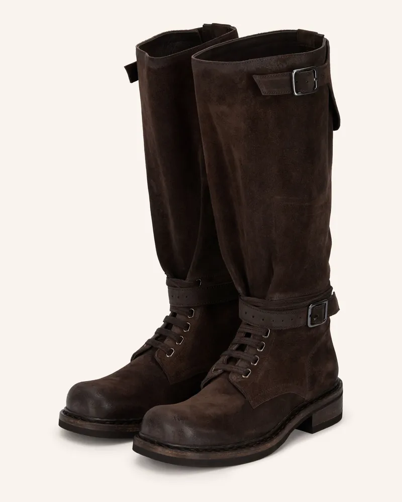 Officine Creative Italia Stiefel Dakota/003 braun Braun
