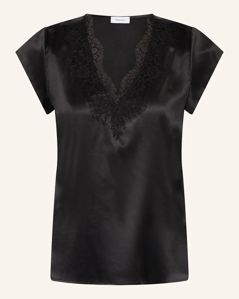 Darling Harbour Blusenshirt aus Seide Black