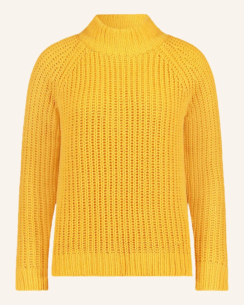 Cartoon Pullover gelb Dunkelgelb