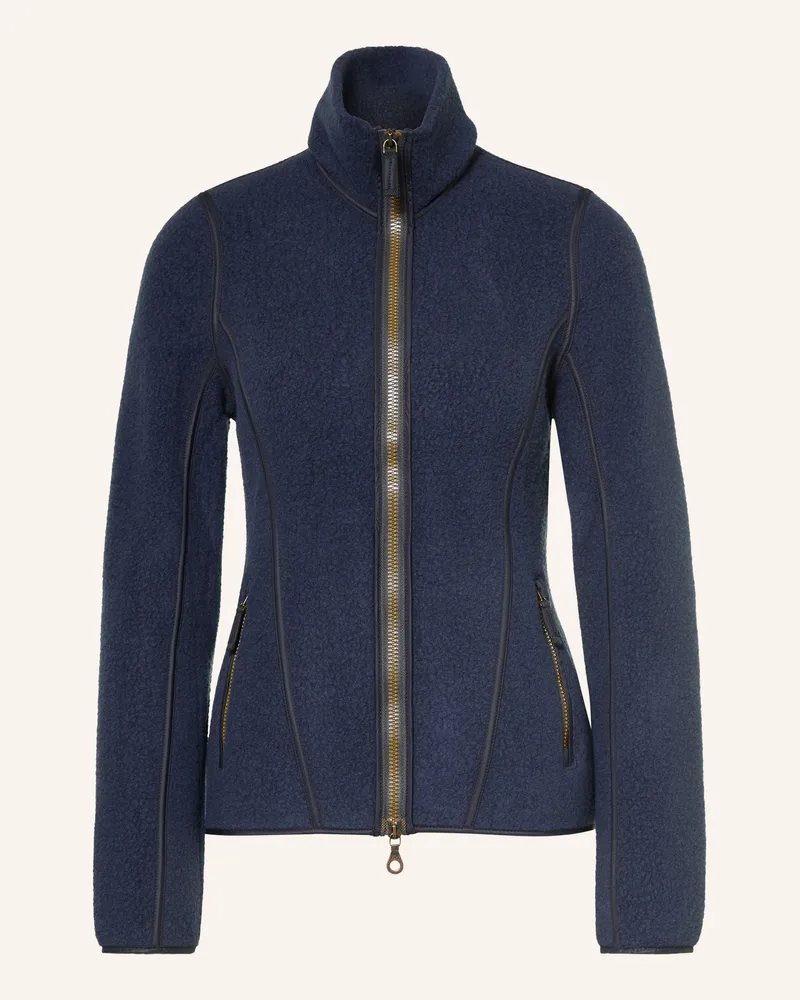 Frauenschuh Fleecejacke Esther blau Dunkelblau