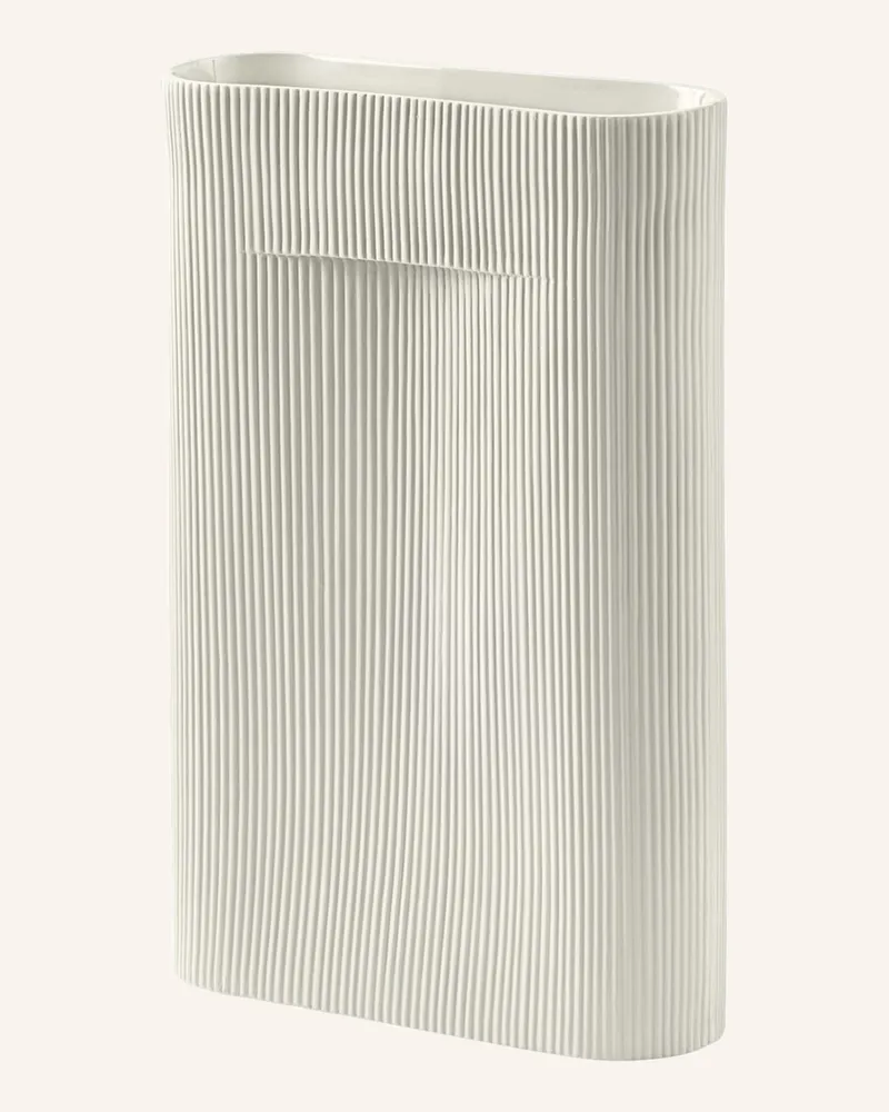 Muuto Vase Ridge weiss Weiss