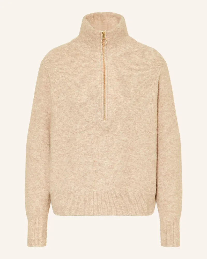 Lanius Troyer Mit Alpaka braun Beige