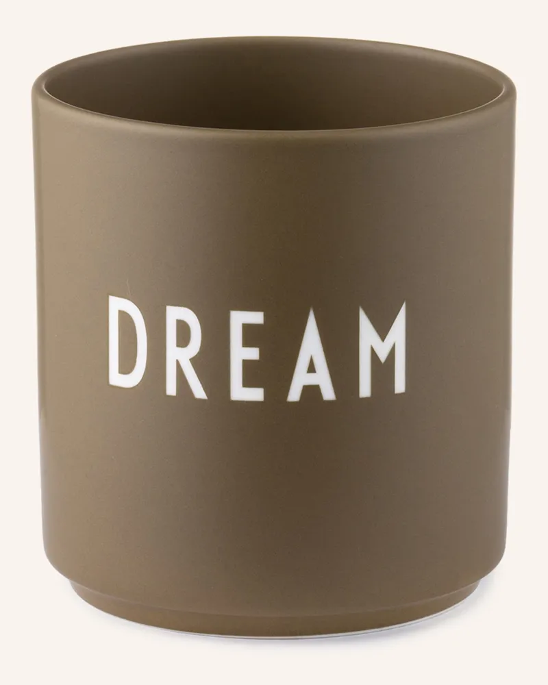 DESIGN LETTERS Becher Dream gruen Oliv