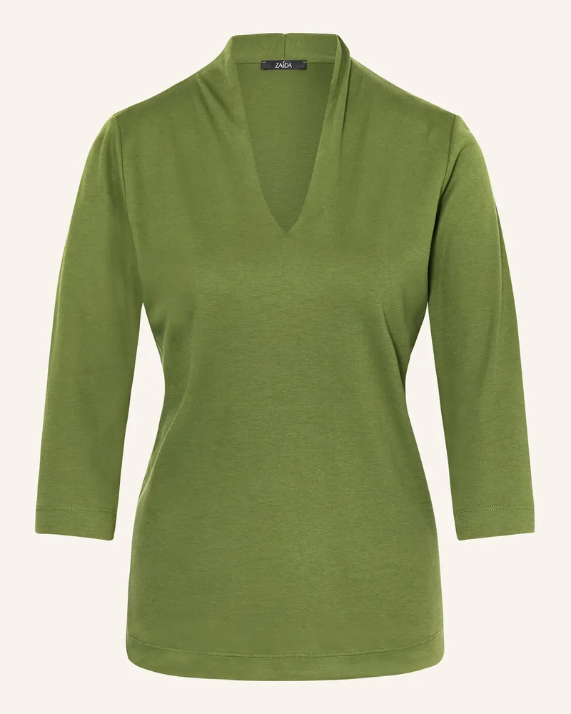 ZAíDA T-Shirt mit 3/4-Arm Grün