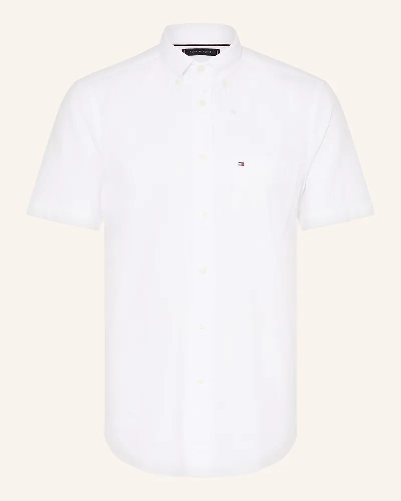 Tommy Hilfiger Kurzarm-Hemd Regular Fit Weiss