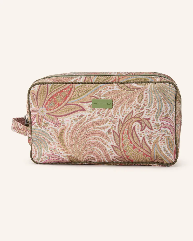 Etro Kosmetiktasche gruen Hellgrün