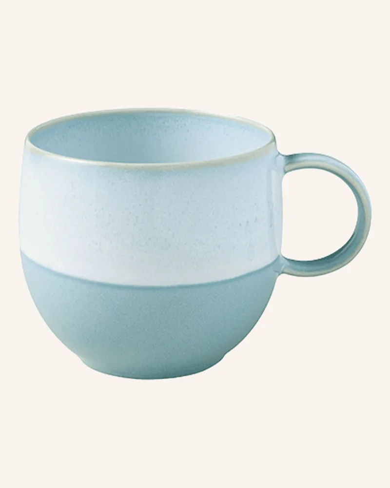 Villeroy & Boch Henkelbecher Perlemor Aqua blau Blau