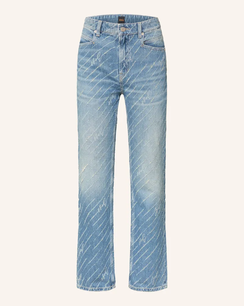 HUGO BOSS Straight Jeans Ada blau 426