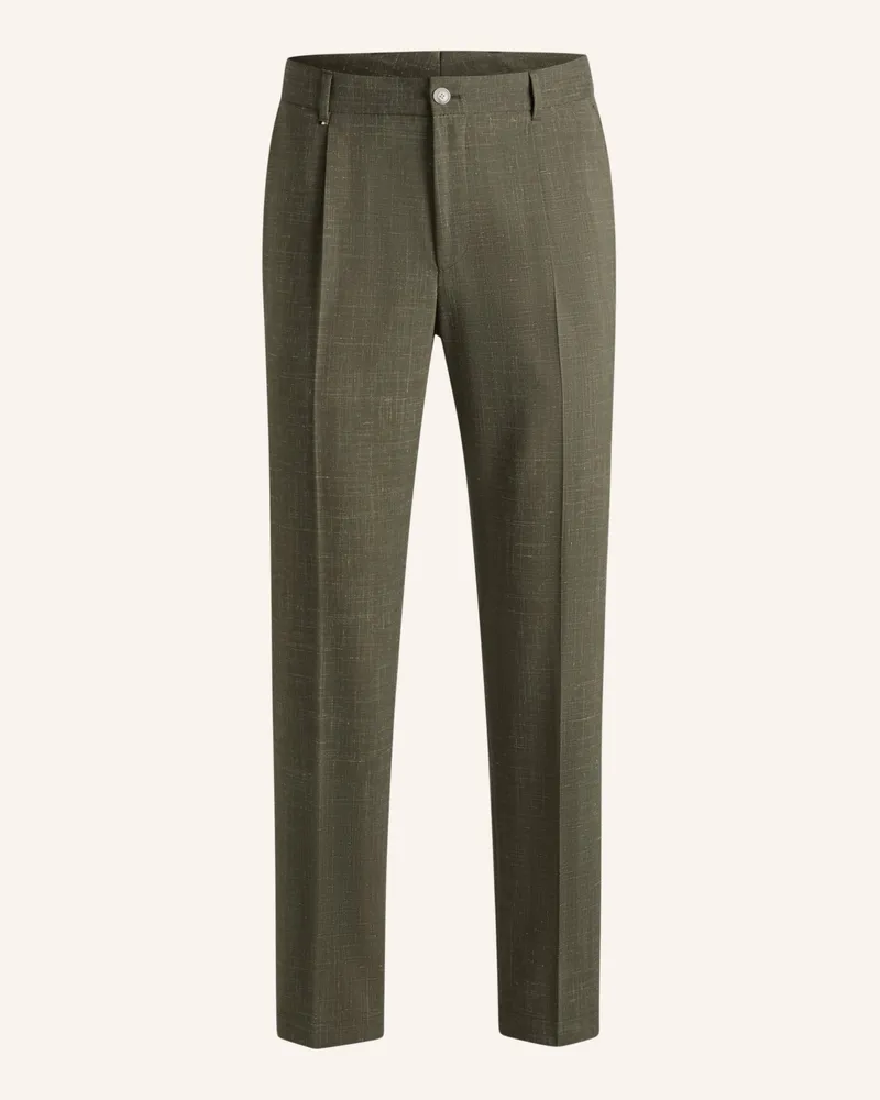 HUGO BOSS Business Hose C-PERIN-PL-252 Tapered Fit Khaki