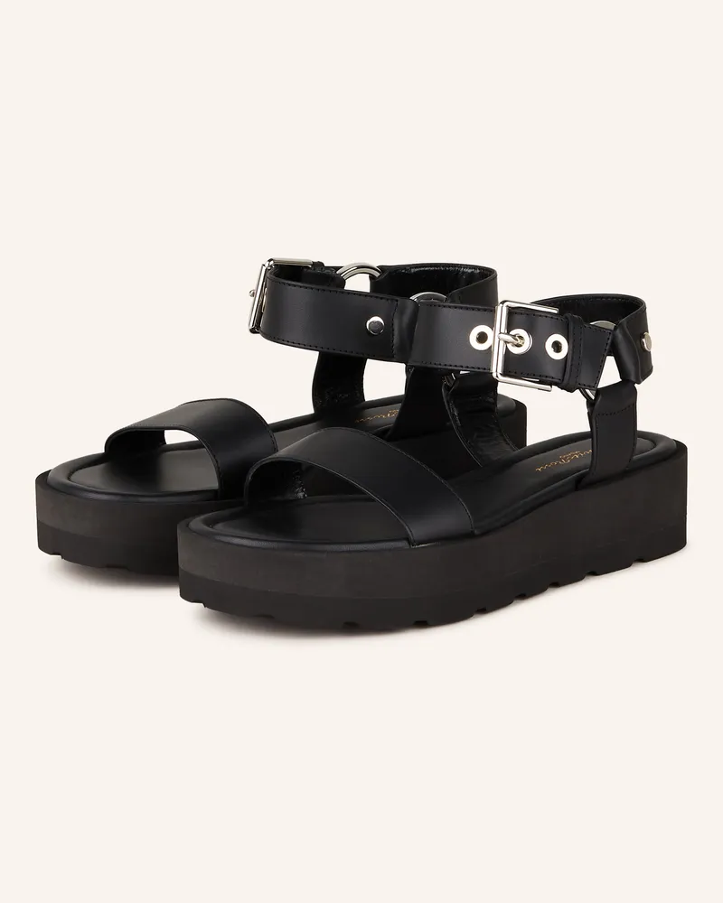 Gianvito Rossi Plateau-Sandalen FLATFORM Schwarz