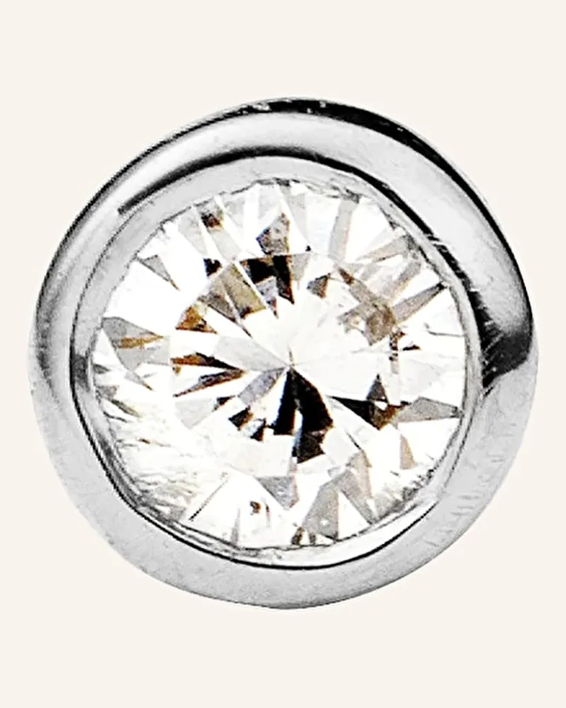 Ariane Ernst Ohrstecker THE ONE STUD NO.1 S aus 18 Karat Gold mit Diamant Weissgold