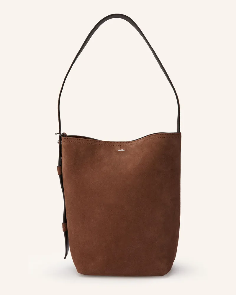Max Mara Schultertasche ARCHETIPO Dunkelbraun