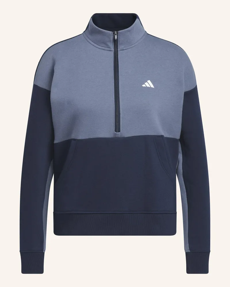 adidas JACKE MIT REISSVERSCHLUSS BIS ZUR BRUST Blau